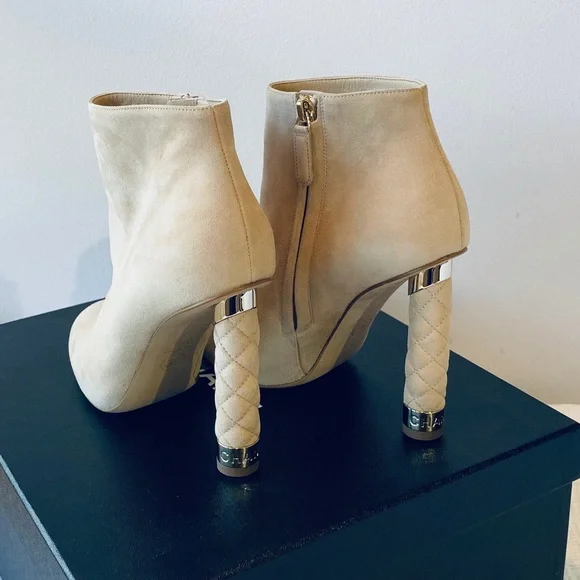 NIB**CHANEL**Beige Booties***US 7.5**$1800 - Picture 7 of 7